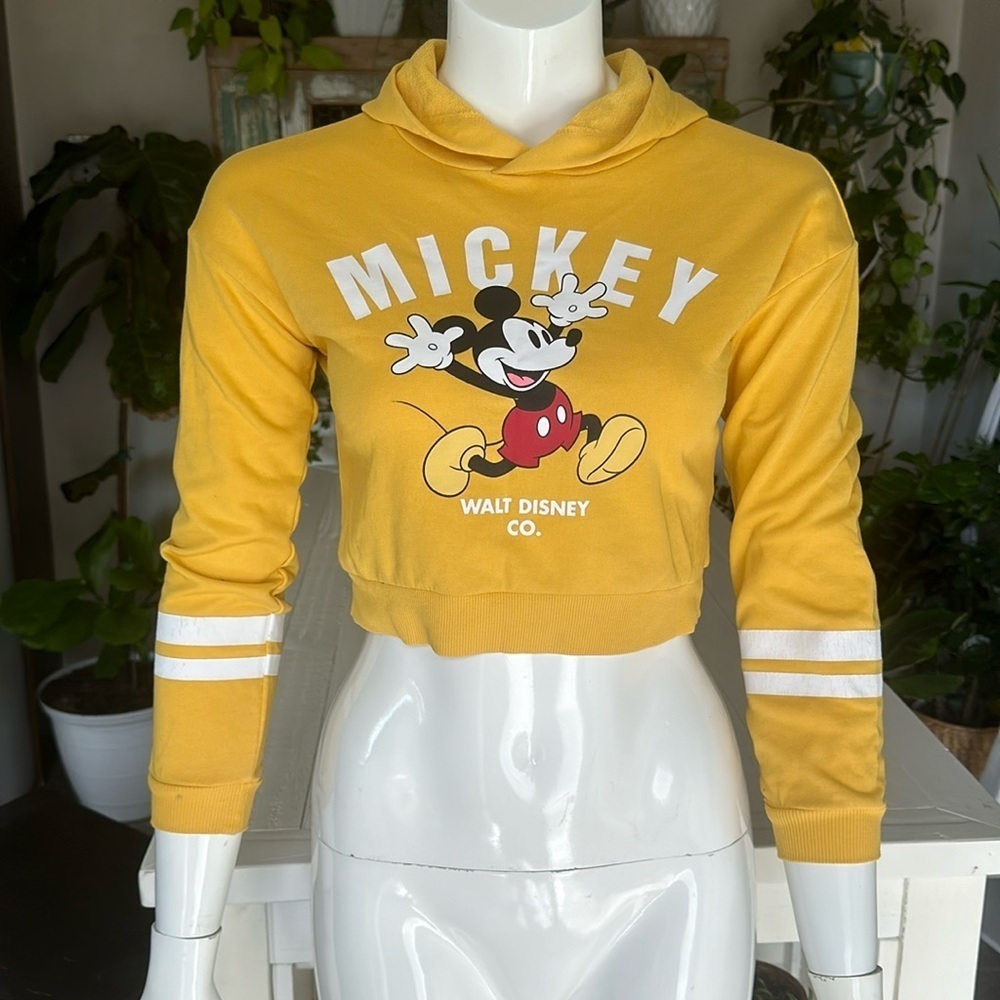 H&M Disney youth 8 to 10 years or ladies extra small yellow with white stripes